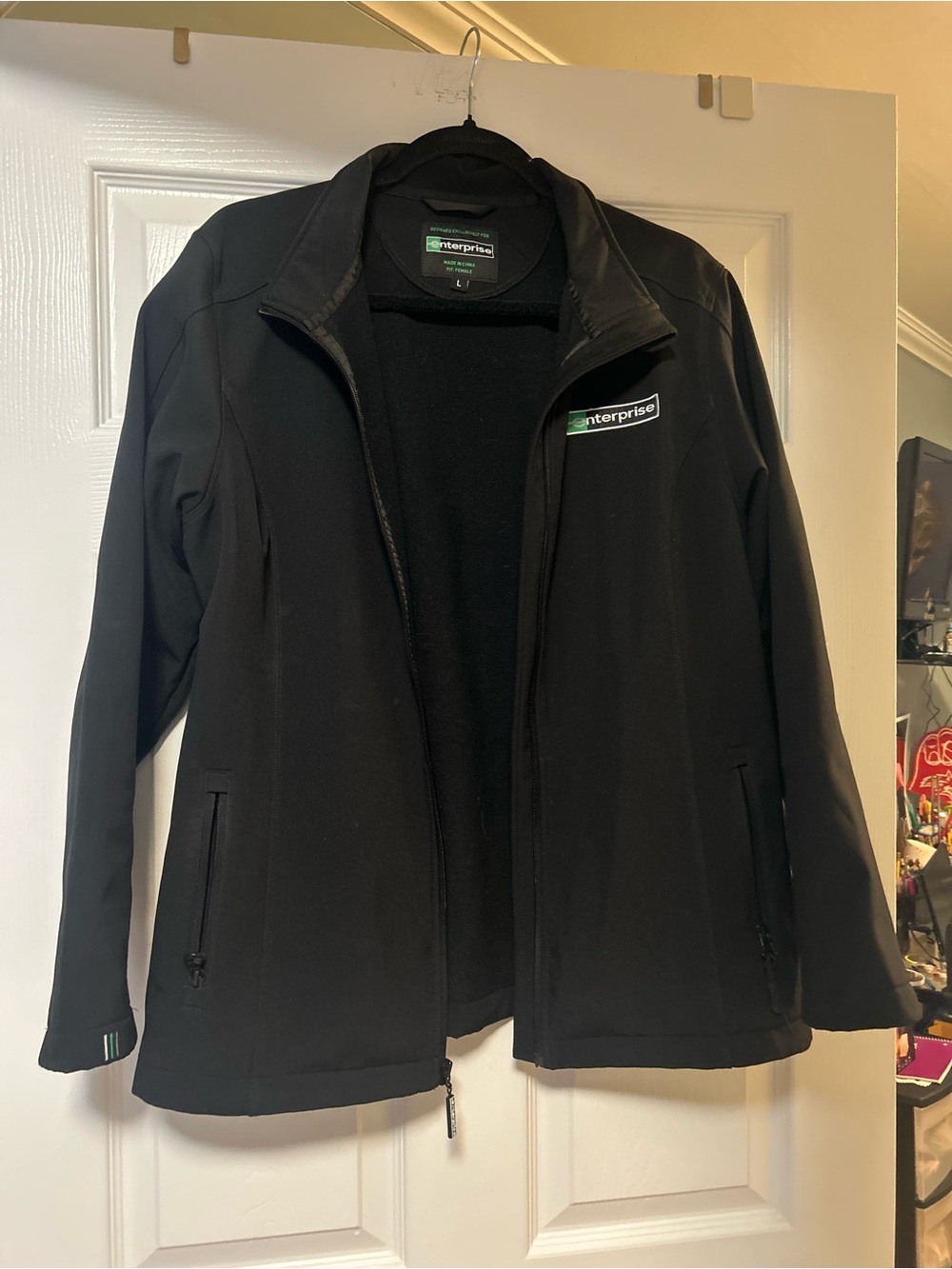 Black Womens Enterprise Mobility Softshell Jacket